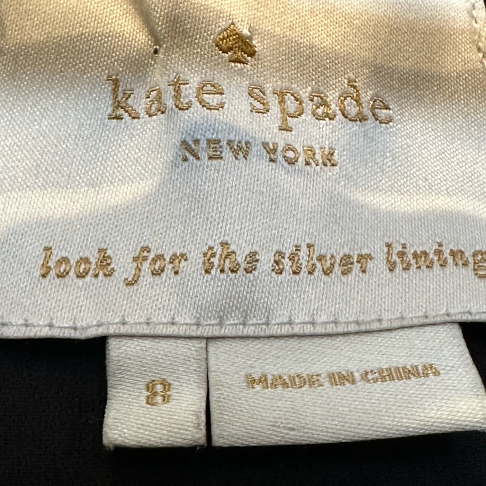 Kate Spade Black Flutter Sleeve Elastic Waist Dre… - image 8